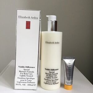 Elizabeth Arden Visible Difference full size body lotion+ Prevage sample